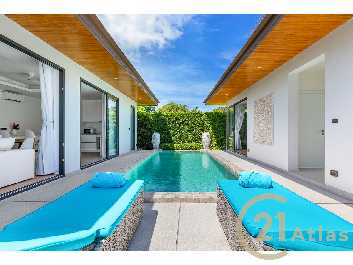 Villa Moderne 2 Chambres Avec Piscine Près de la Plage – Choeng Mon, Koh Samui