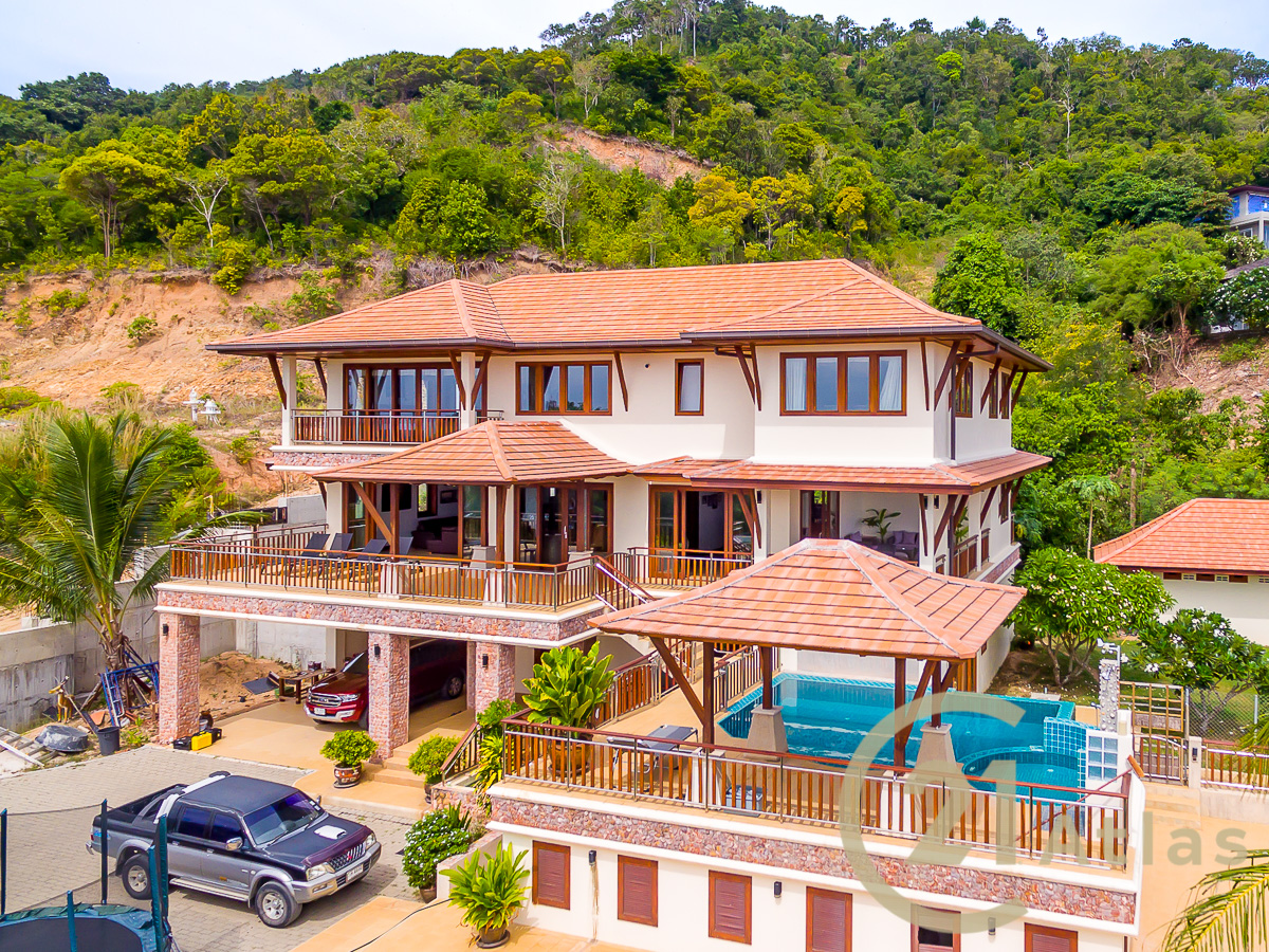 Large 3 Floors Pool Villa For Sale in Plai Laem, Koh Samui, Thailand