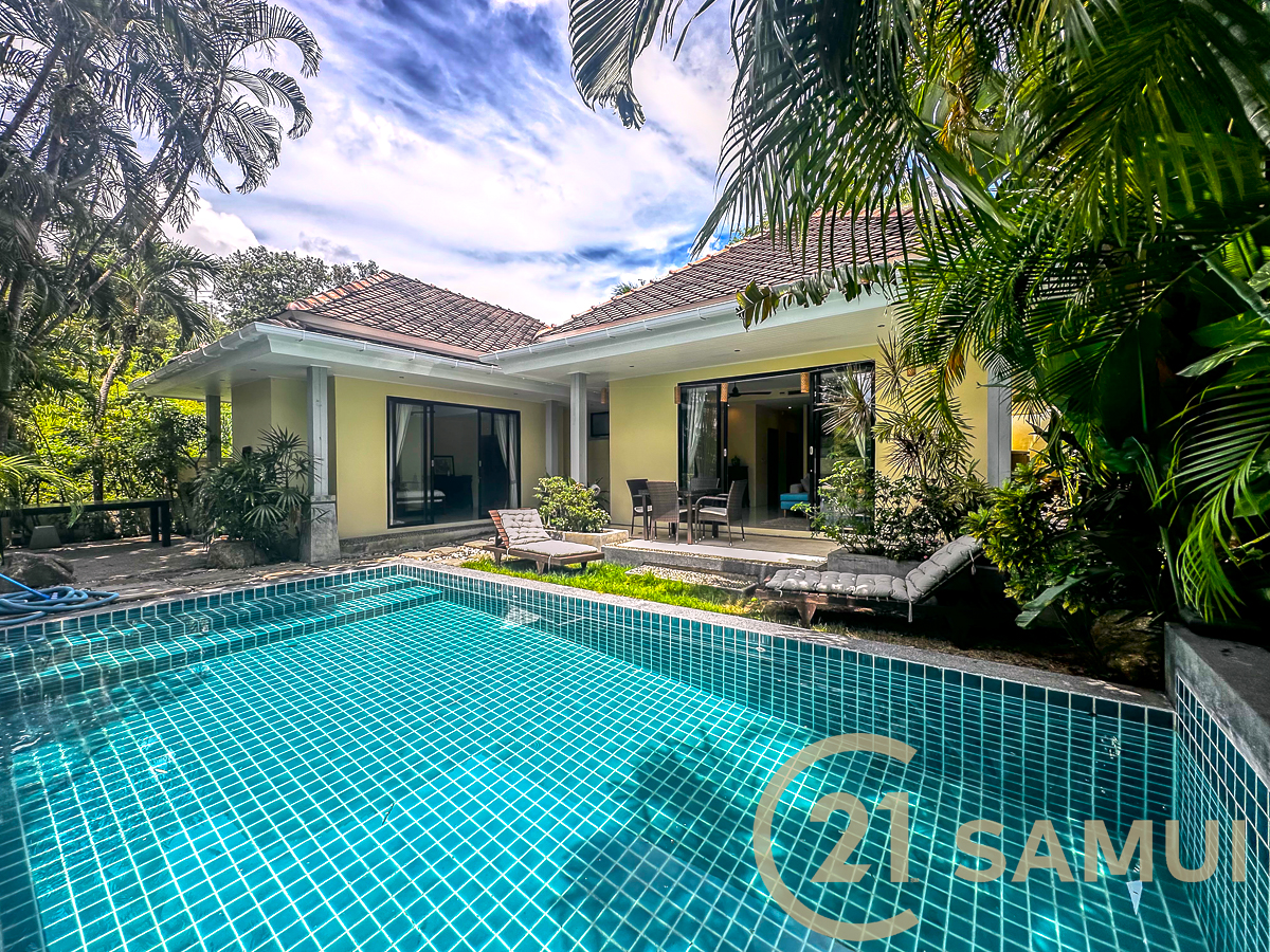2 Bedroom Villa With Swimming Pool For Sale In Bophut, Koh Samui, Thailand