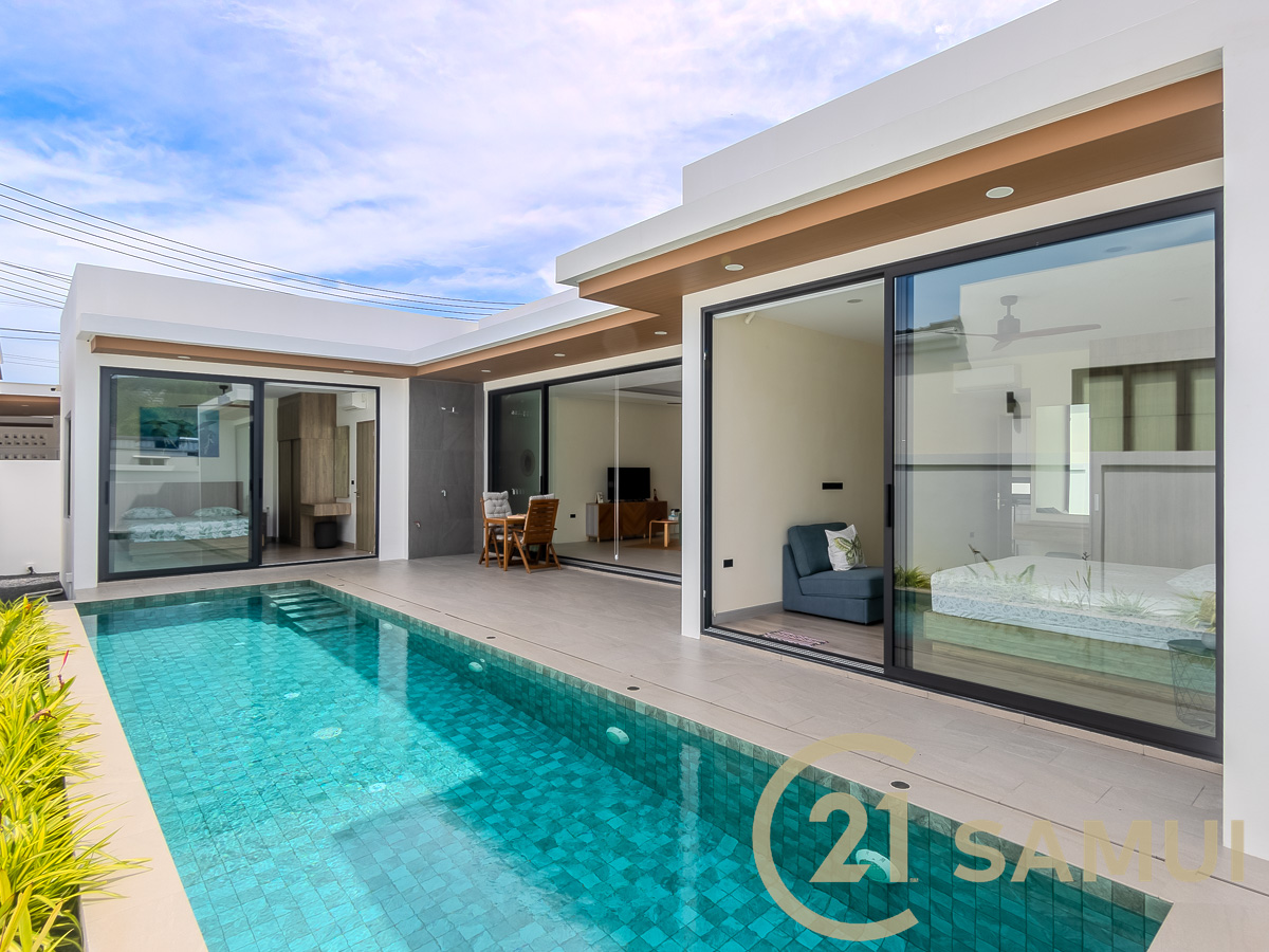 2 Bedroom Pool Villa For Sale Close To All Amenities In Bophut, Koh Samui, Thailand