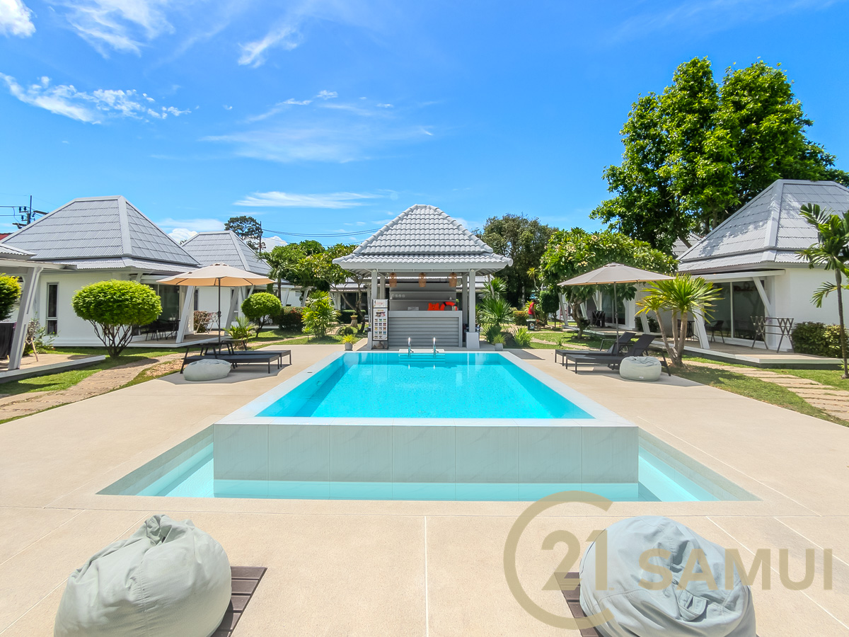 Resort With 16 Bungalows And 3 Small Houses For Sale Close To Maenam Beach, Koh Samui, Thailand