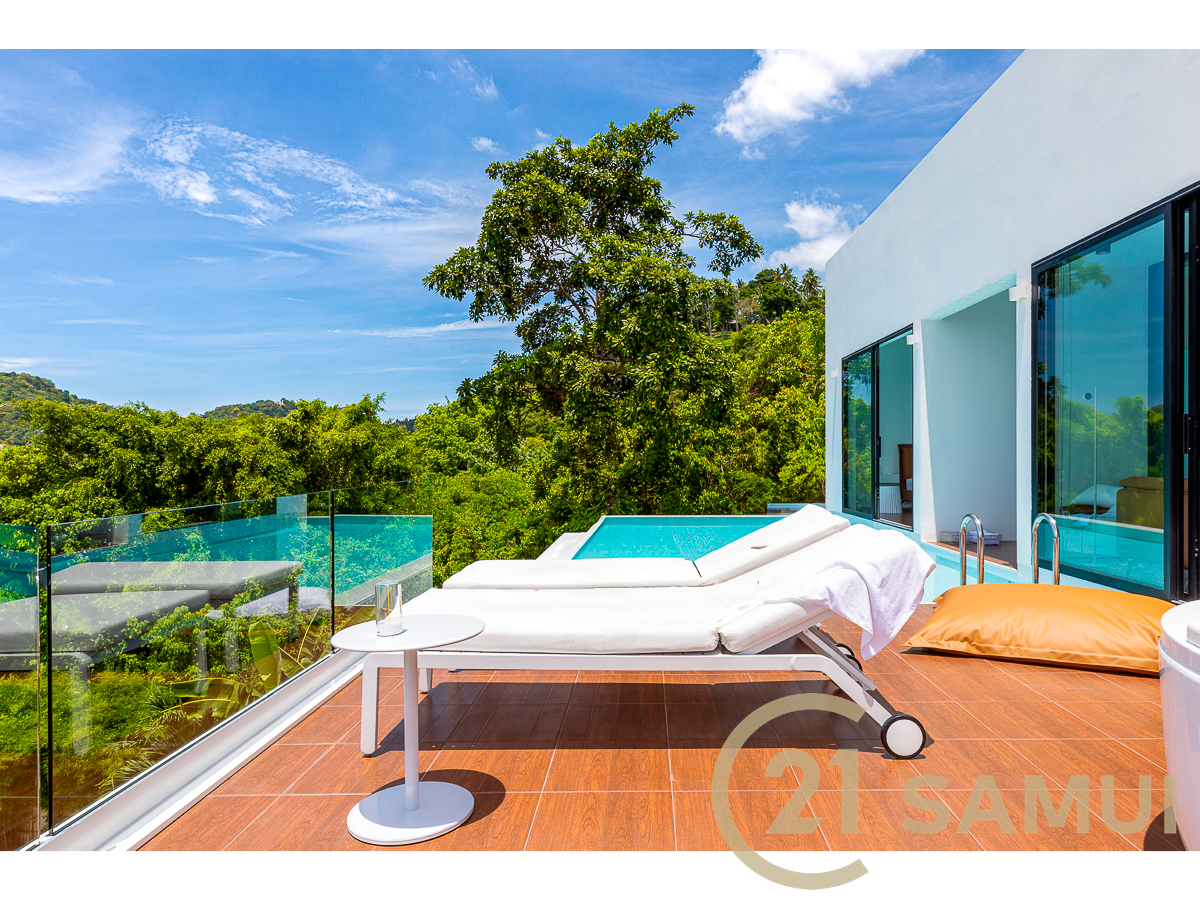 Self-Sufficient Two Bedroom Pool Villa With Stunning View For Sale In Chaweng Noi, Koh Samui, Thailand