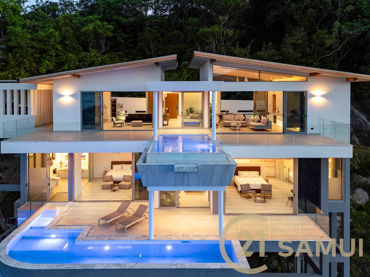 Modern Eco Friendly Luxury 3-Bedroom Villa For Sale In Na Mueang, Koh Samui, Thailand