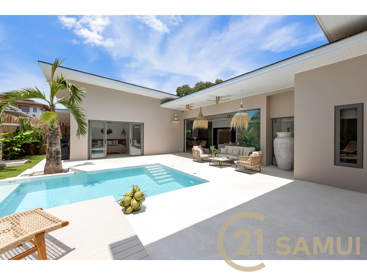 Villa De 3 Chambres Avec Piscine À Vendre À Quelques Minutes De La Plage À Bophut, Koh Samui, Thaïlande