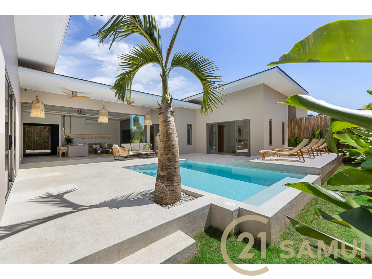Pool Villa With 3 Bedrooms For Sale Close To The Beach And Fisherman’s Village, Koh Samui, Thailand