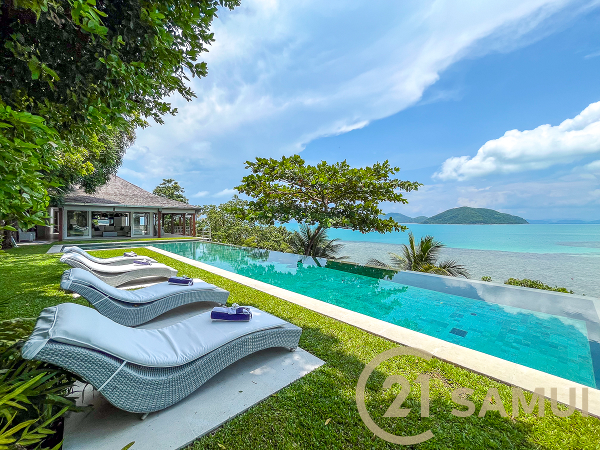 Signature Collection – Exotic Luxury Beachfront Property For Sale in Taling Ngam, Koh Samui, Thailand