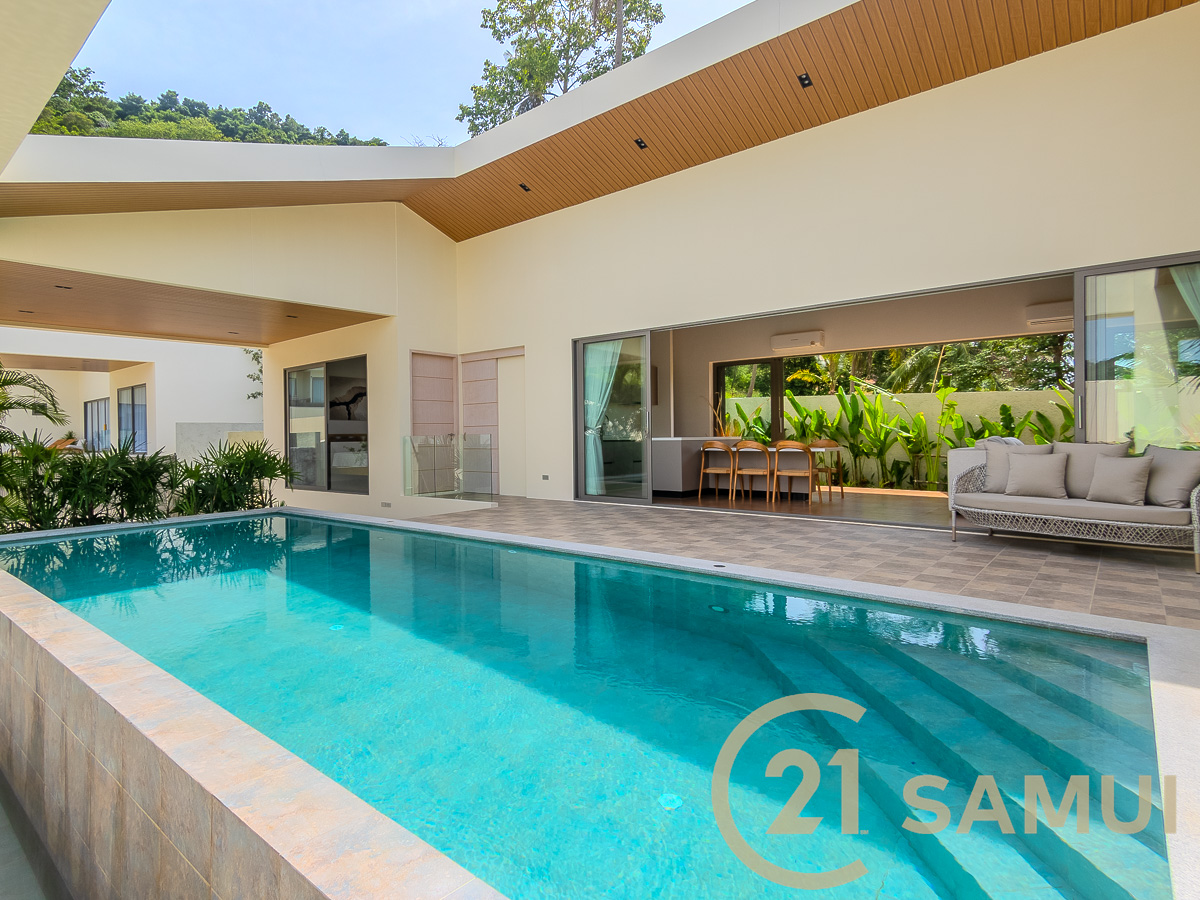Villa De Trois Chambres Avec Piscine À Vendre À Maenam, Koh Samui, Thaïlande