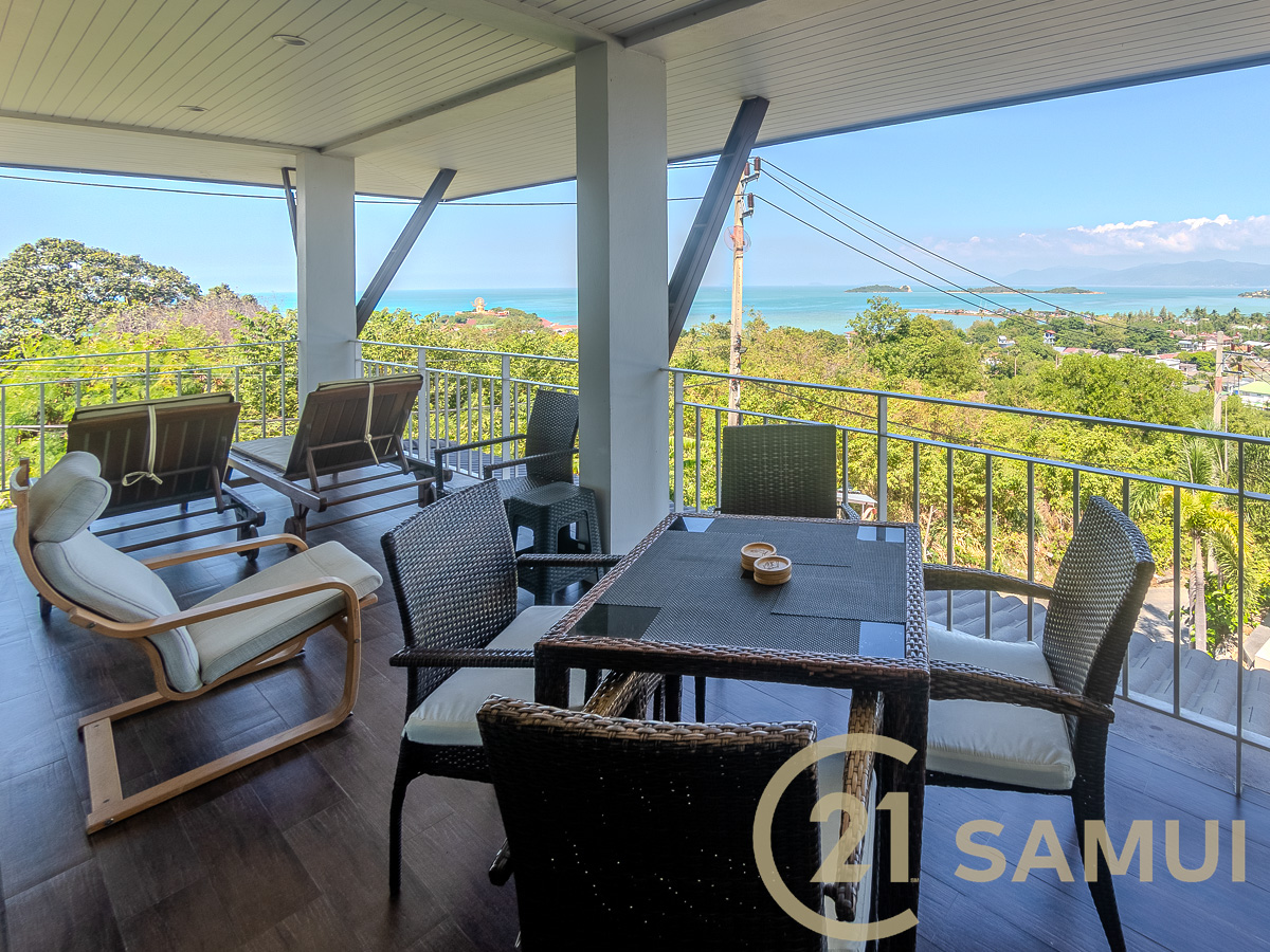 Superbe Appartement 2 Chambres En Pleine Propriété Avec Vue Mer À Vendre À Plai Laem, Koh Samui, Thaïlande