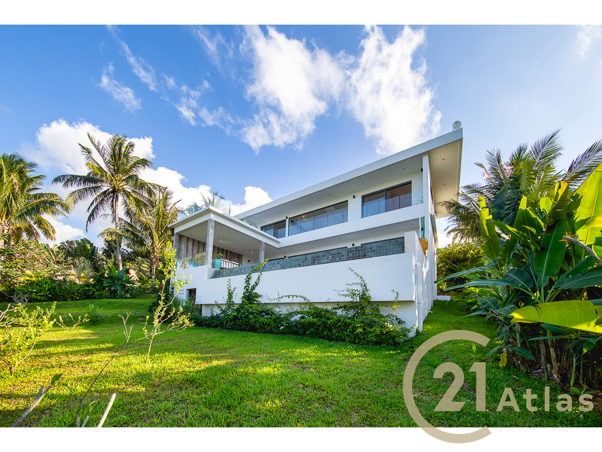 Sea View 3-Bedroom Pool Villa with Land Plot for Sale In Maenam, Koh Samui, Thailand