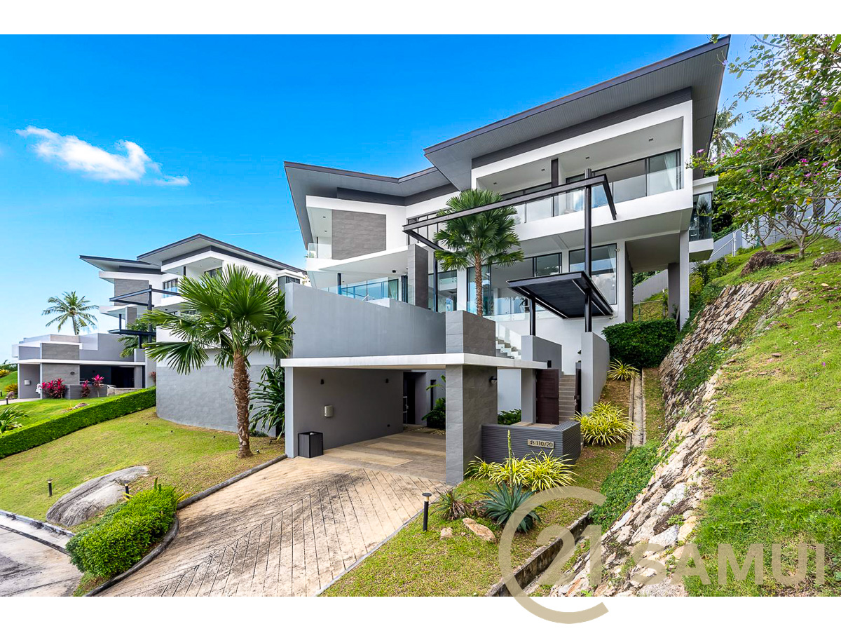 Modern Luxury Villa With Panoramic Sea View And 5 Bedrooms – Chaweng Noi, Koh Samui