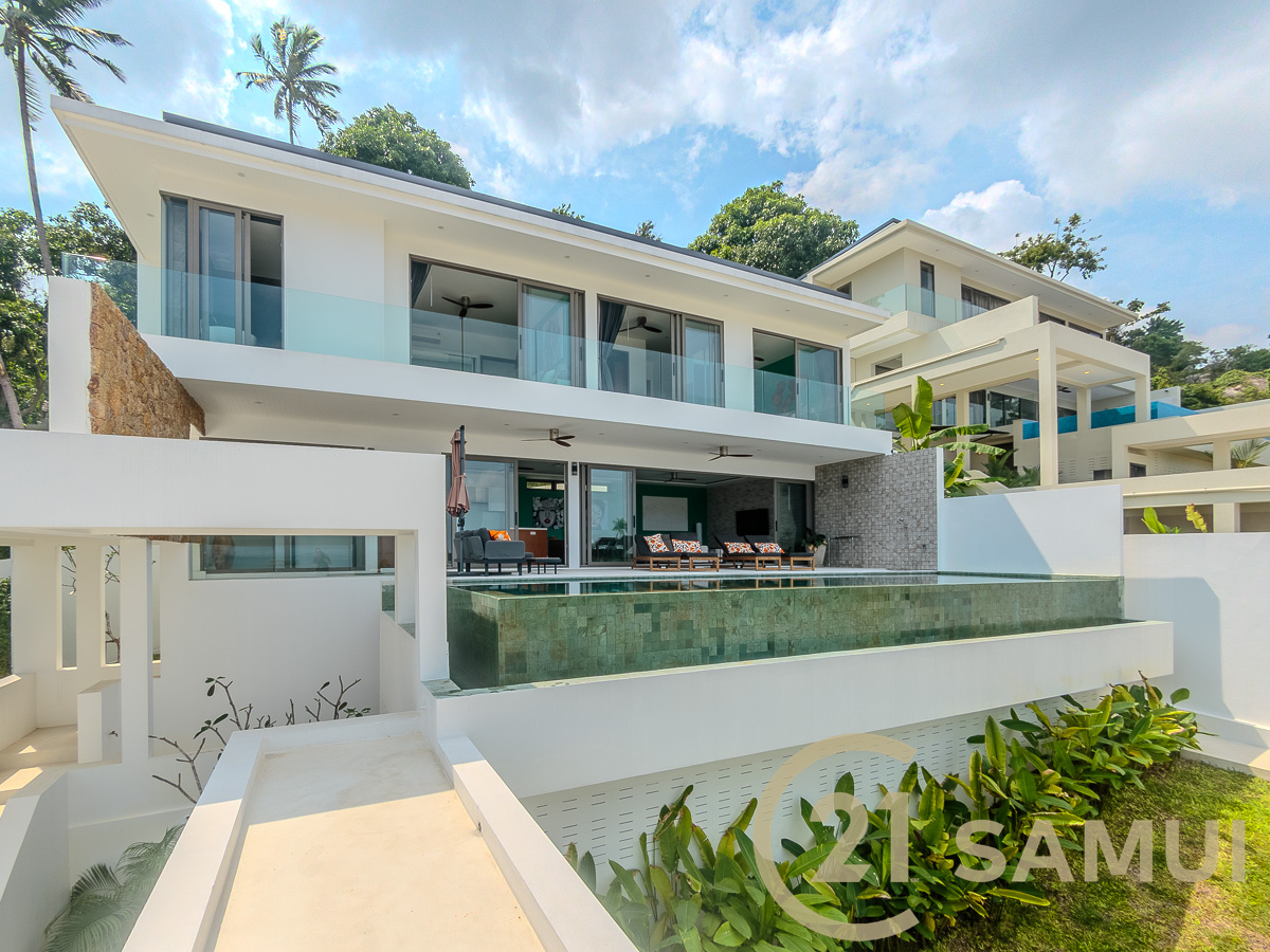 Villa De 3 Chambres Avec Piscine Et Vue Imprenable Sur La Mer À Vendre À Chaweng Noi, Koh Samui, Thaïlande