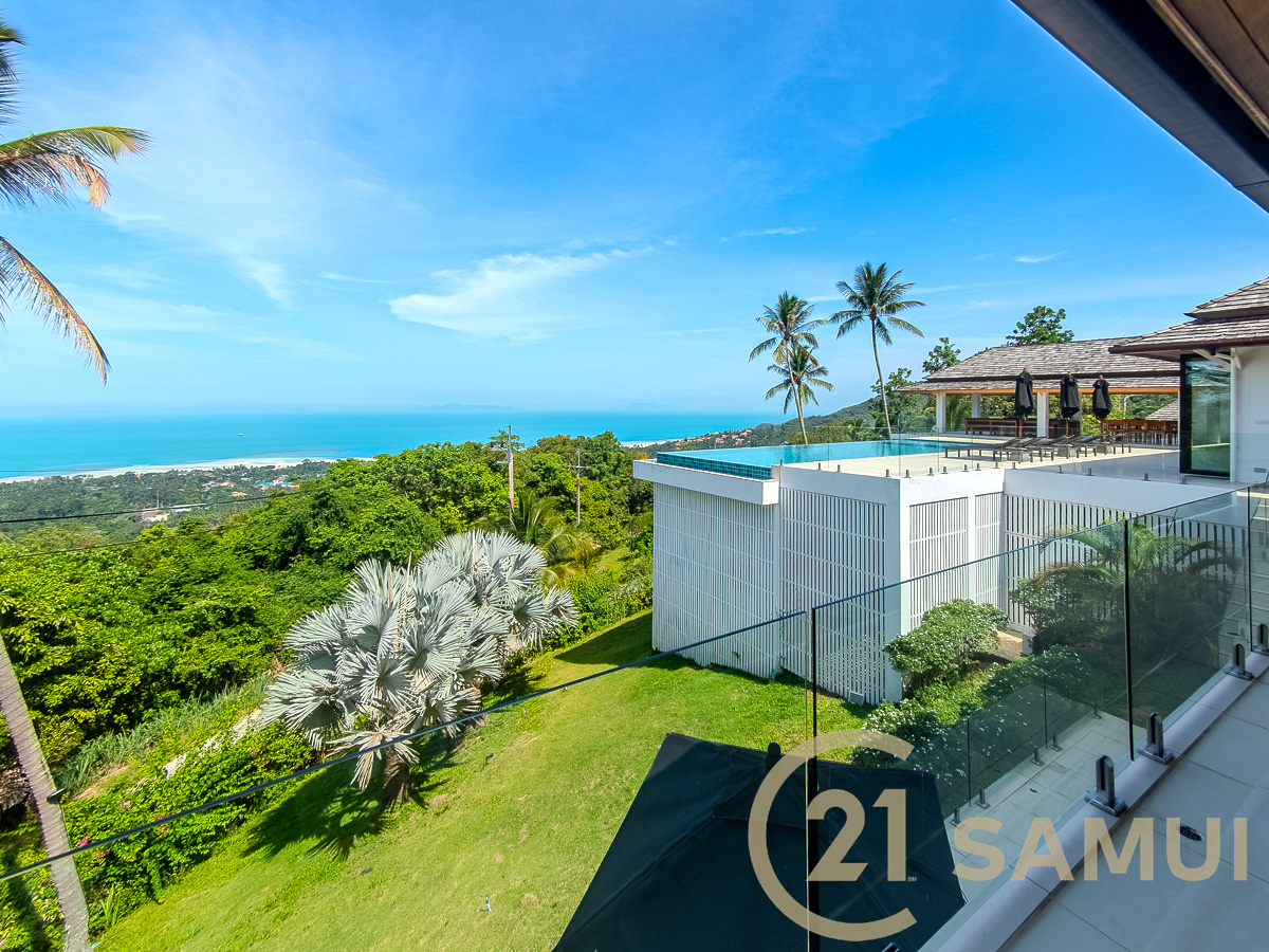 Breathtaking Sea View 4-Bedroom Pool Villa For Sale In Bang Makham Hills, Koh Samui, Thailand