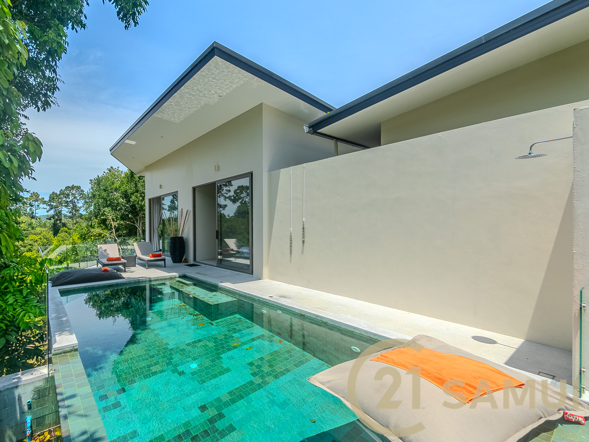 3-Bedroom Pool Villa for Sale in a Quiet Area of Lamai, Koh Samui, Thailand