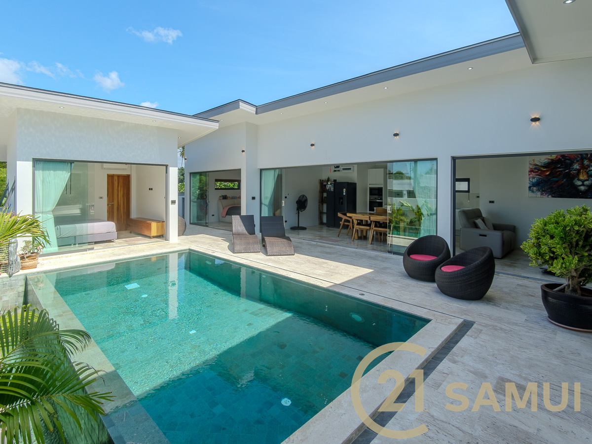 3-Bedroom House with Swimming Pool for Sale in Maenam, Koh Samui, Thailand